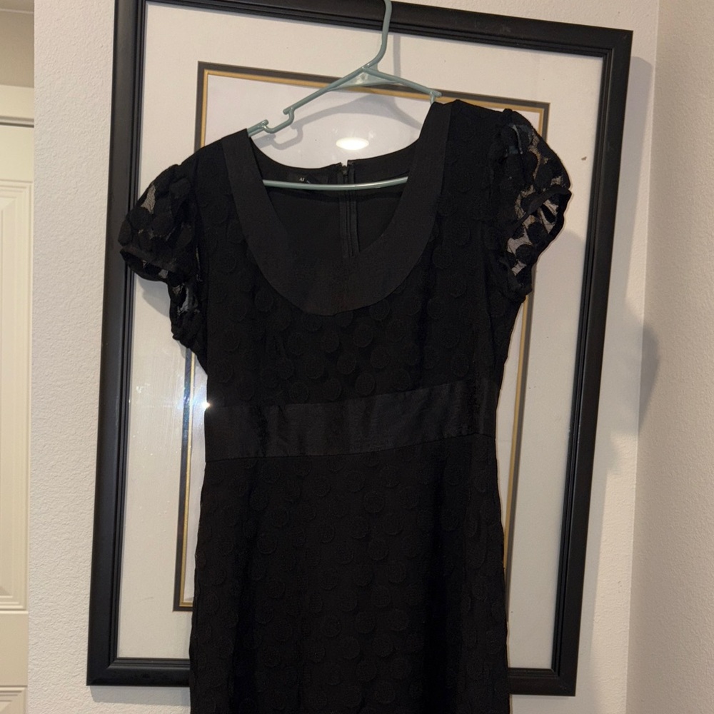 Alfani Black Textured Mini Dress